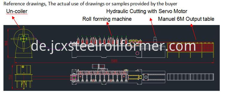 shutter door forming machine